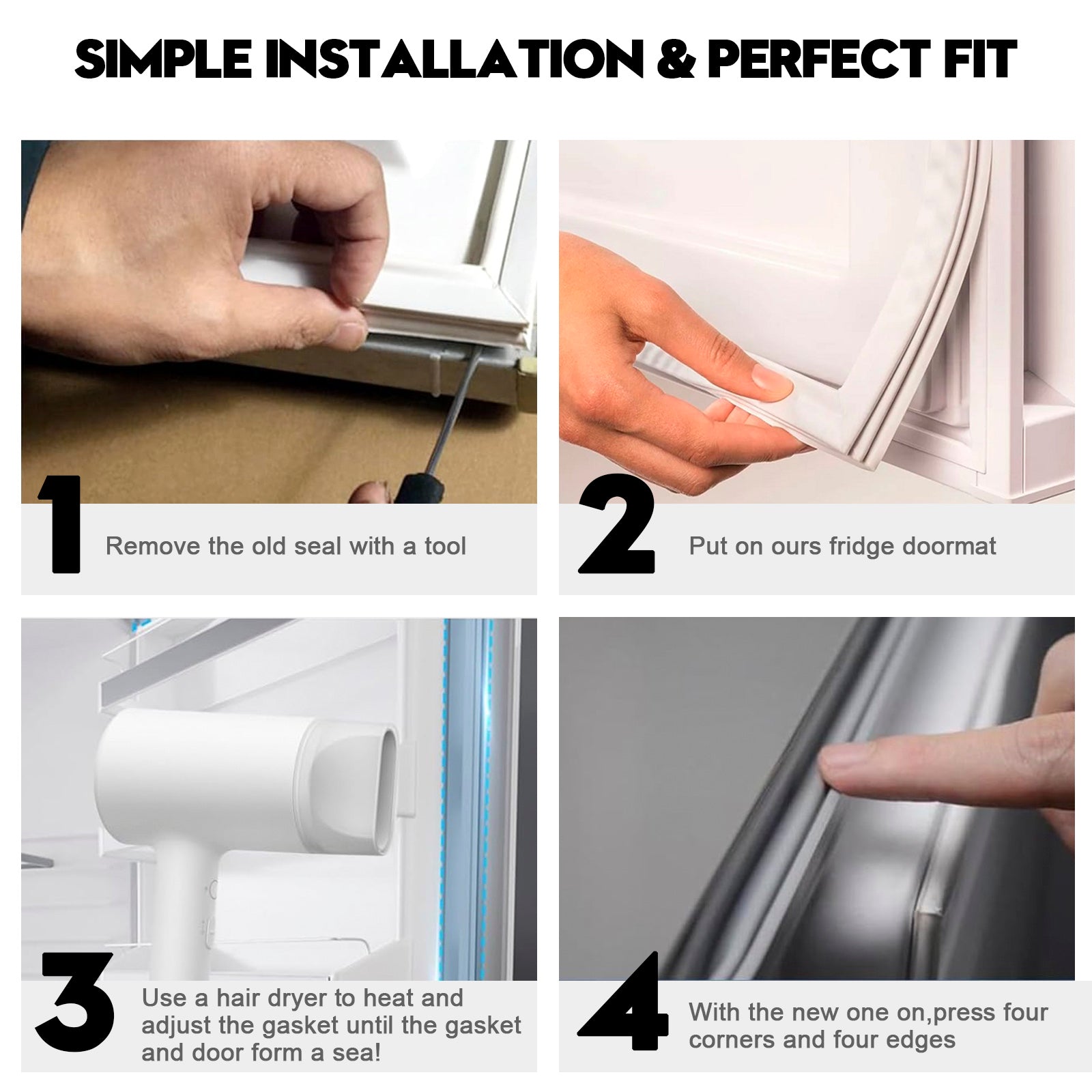 Joint de porte du réfrigérateur pour Frigidaire Kenmore AP5806733 PS9493819 242193206