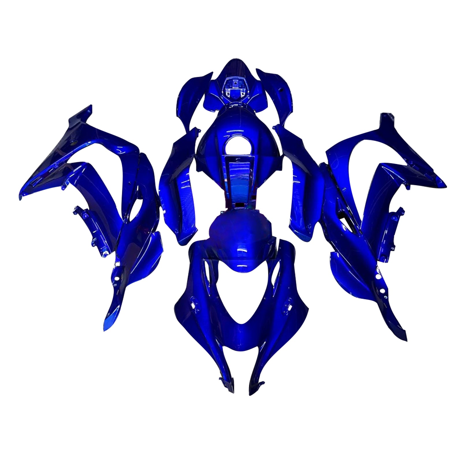 Injeksjon Fairing Kit karosseri plast ABS Fit for Kawasaki ZX10R 2016-2020