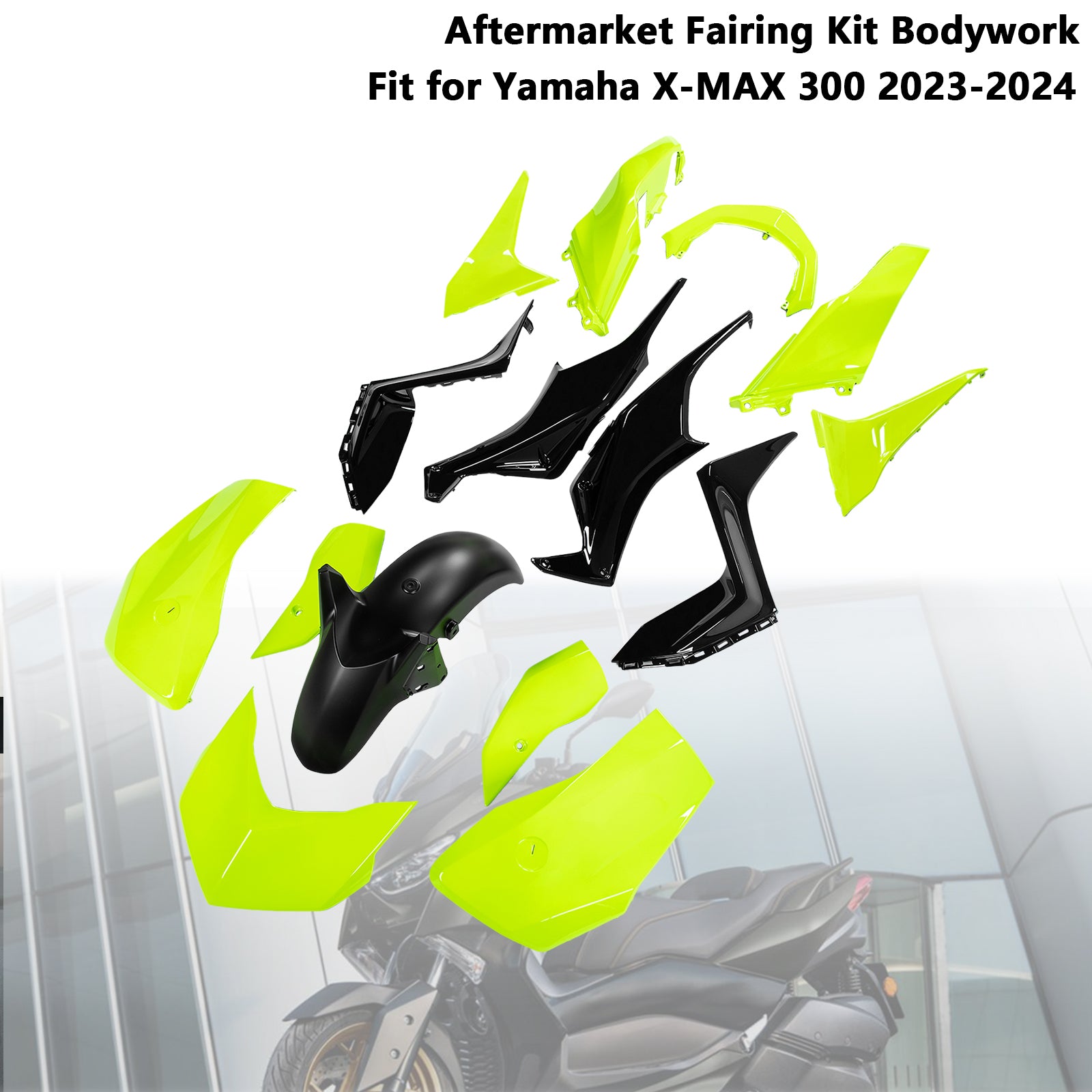 2023-2024 Yamaha X-MAX 300 XMAX Injection ABS Bodywork Fairing Kit 15#