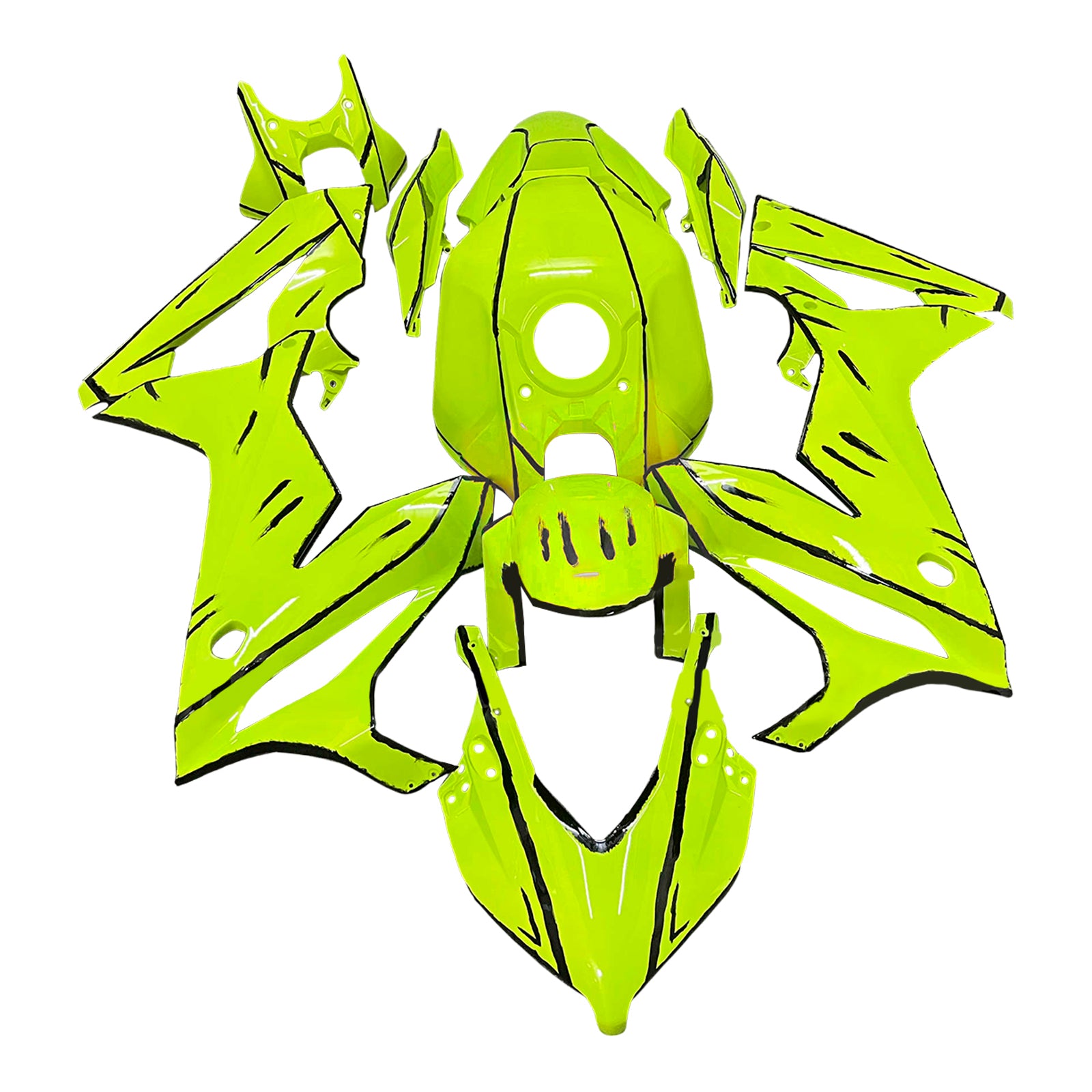 Kit de carenado de inyección carrocería plástico ABS para Honda CBR650R 2019-2020