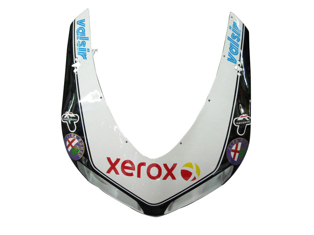 2007-2012 Ducati 1098/1198/848 White & Black Bodywork Fairing ABS Injection Mold 6# Generic