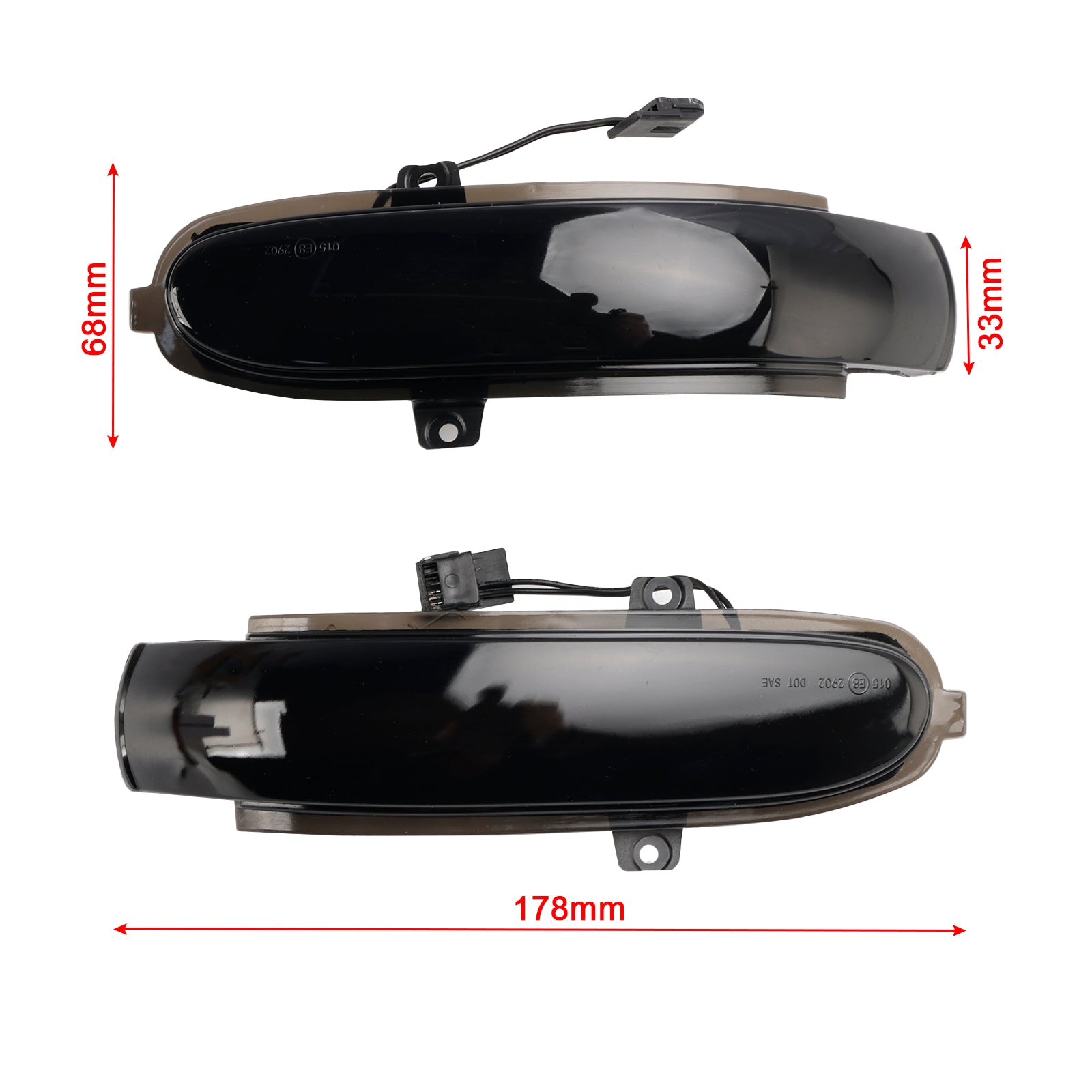 Gerookte LED-knipperlicht met sequentiële zijspiegel voor Mercedes-Benz G E-klasse
