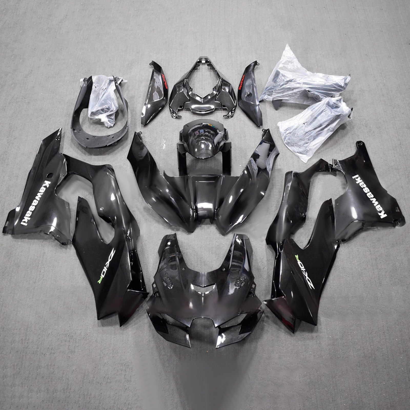Kit carenatura iniezione Carrozzeria ABS adatto per Kawasaki ZX-10R ZX-10RR 2021-2025