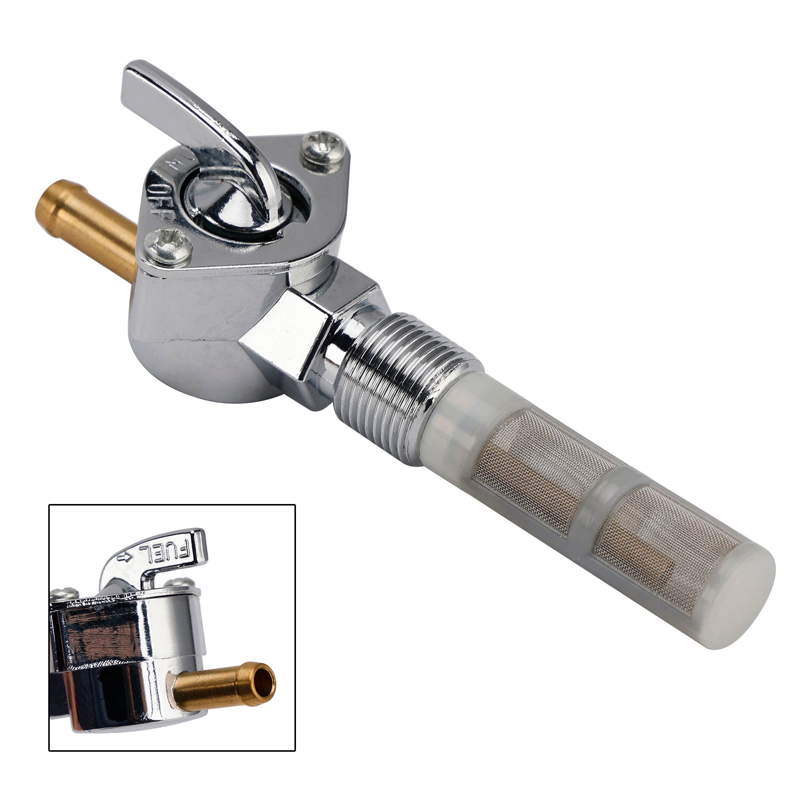 Gas Tank Fuel Cock Valve Petcock fit for Electra Glide FLFB FLHB FLHFB 1966-1969