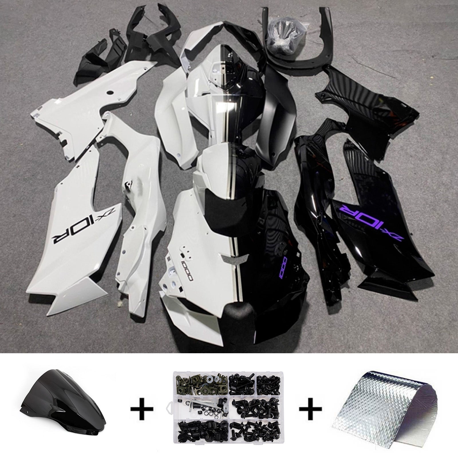 Injection Fairing Kit Bodywork ABS fit For Kawasaki ZX-10R ZX-10RR 2021-2025