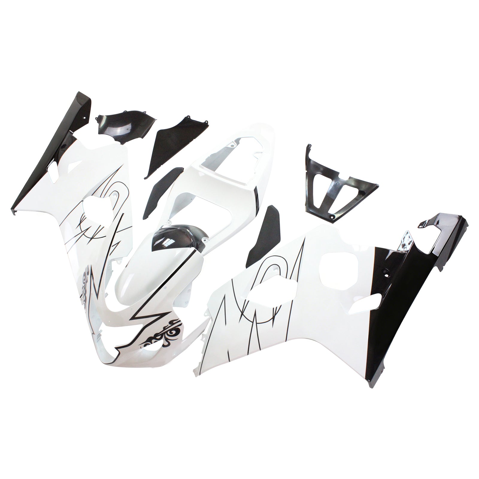 Injection Fairing Kit Bodywork Plastic ABS fit For Suzuki GSXR 600/750 2004-2005