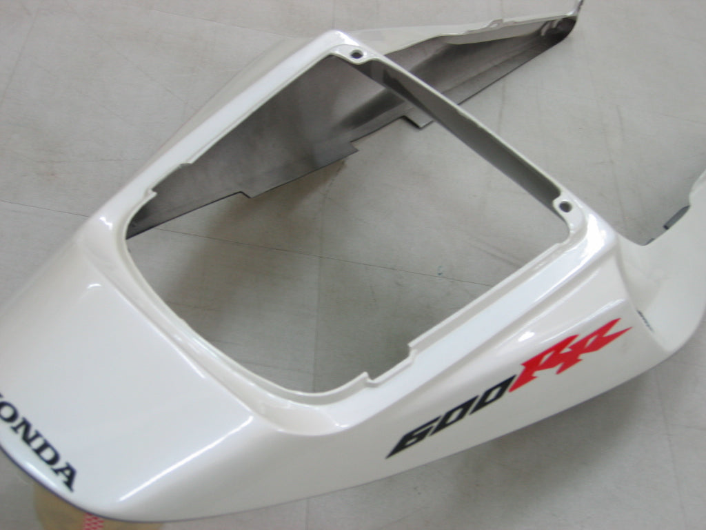 2005-2006 CBR600RR Bodywork Fairing White ABS Injection Molded Plastics Set Generic