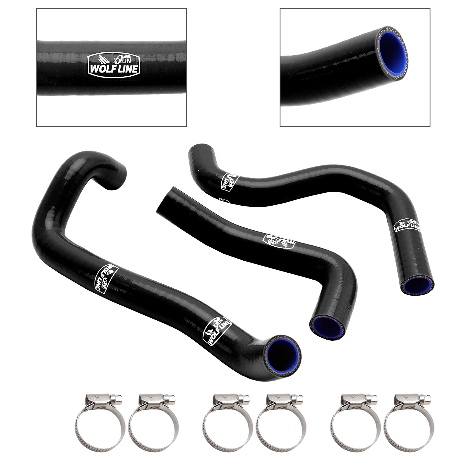 2020-2022 Street Triple 765 R RS Silicone Radiator coolant Hose kit