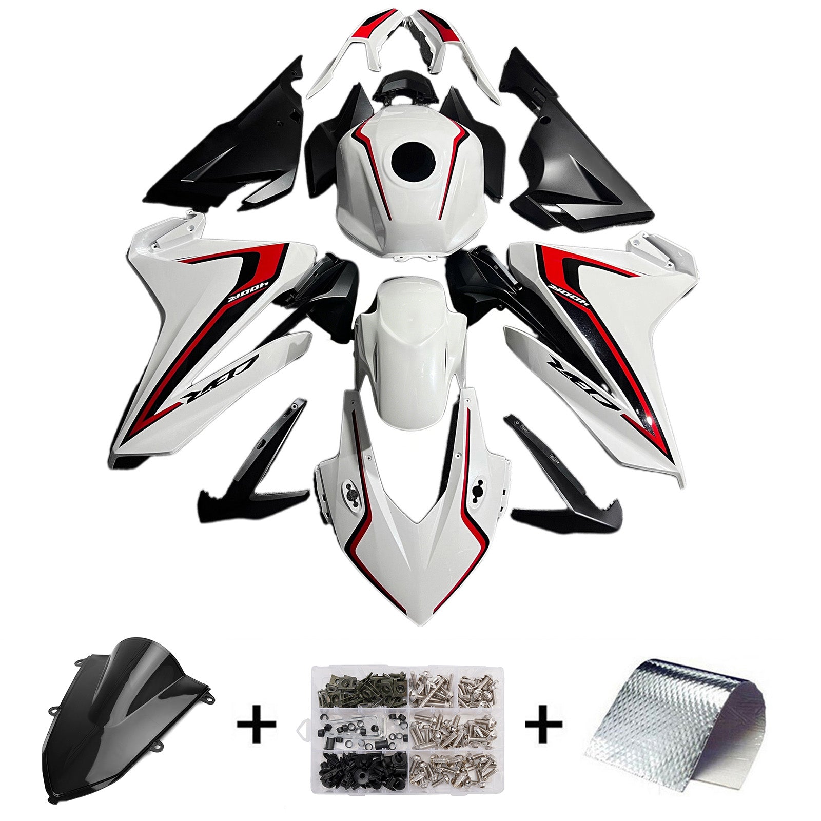 Injection Fairing Kit Bodywork Plastic ABS For Honda CBR400R 2022