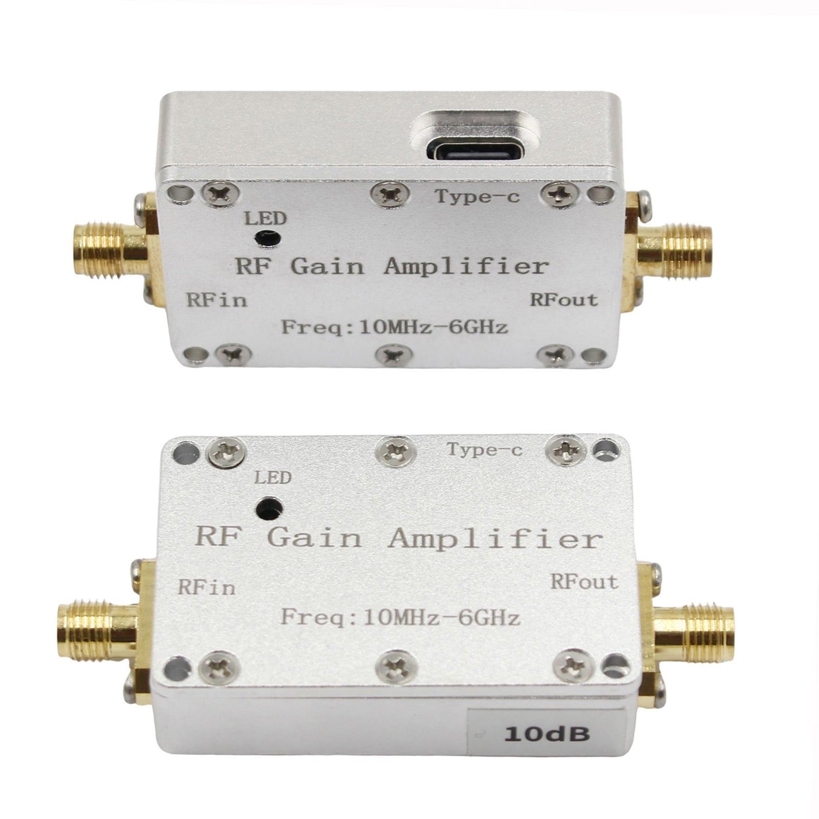 Amplificateur RF 10M-6GHz, 10dB, 20dB, 30dB, 40dB, pilote à Gain élevé, amplificateur de réception