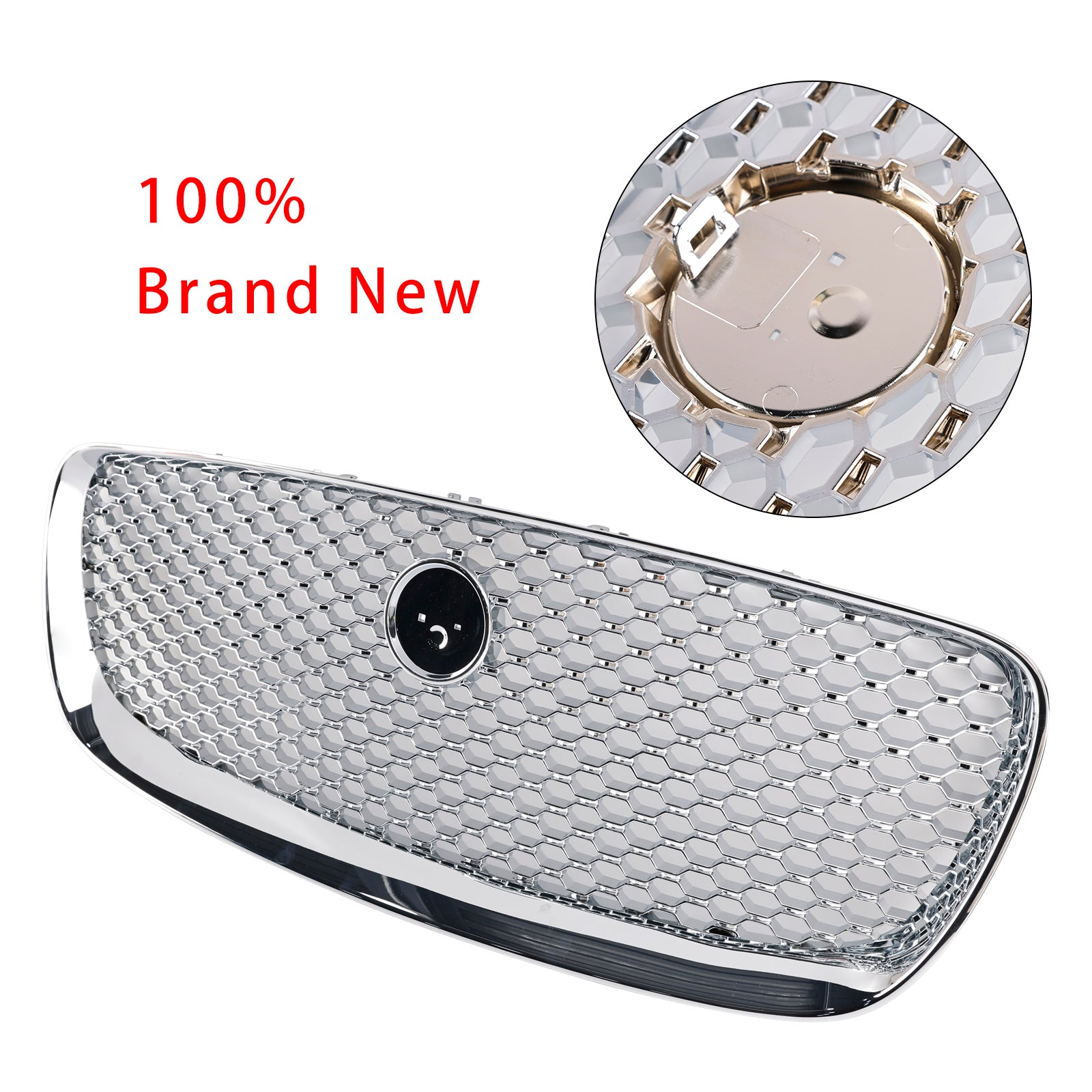 Grade de pára-choque dianteiro cromado jaguar f-pace x761 2016-2020