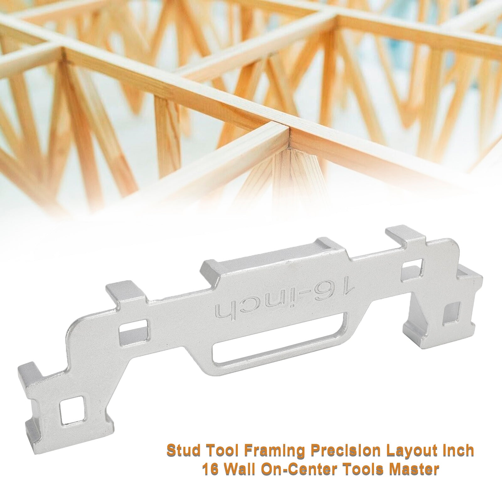 Stud Tool Frame Precisie Layout Inch 16/16/24 Muur On-Center Tools Master