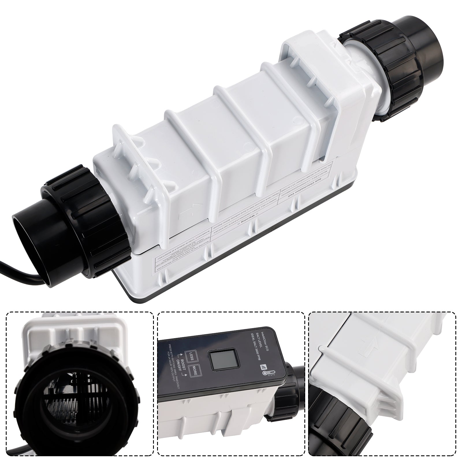 IC20 EC-520554 Saltizador de clorinador de sal de 20.000 galões piscina de água salgada