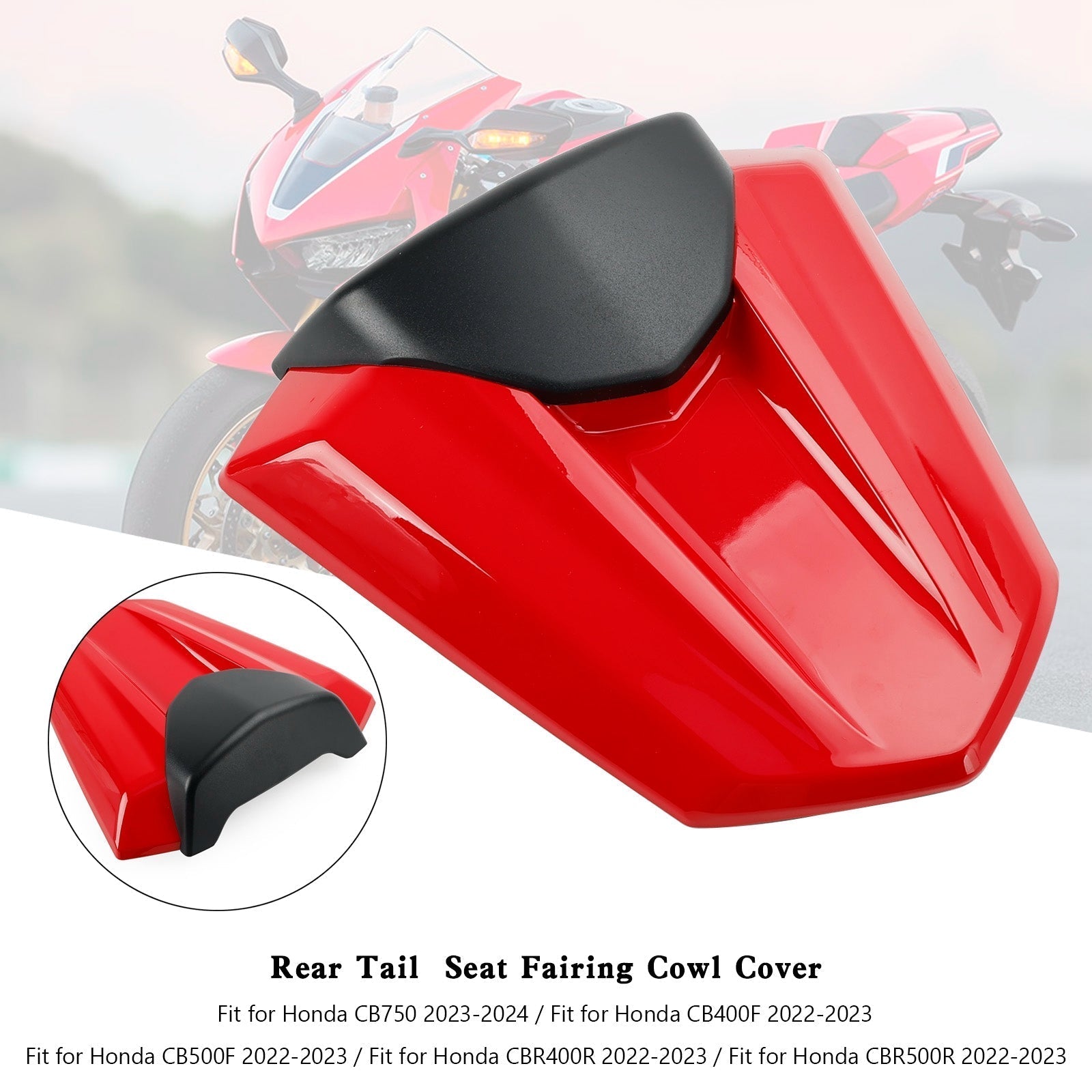 Housse de carénage de siège arrière Honda CBR500R 2022-2023