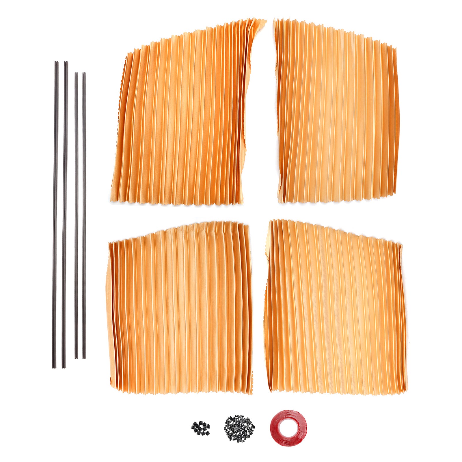 4 ST Universal Bil sidofönster Solskydd Guld För amning Ta en tupplur