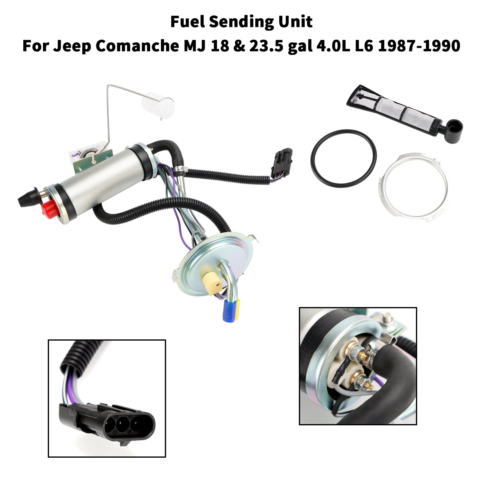 Gas Tank Sending Unit w/ F.I. w/ the Fuel Pump Fit Jeep Comanche MJ 1987-1990