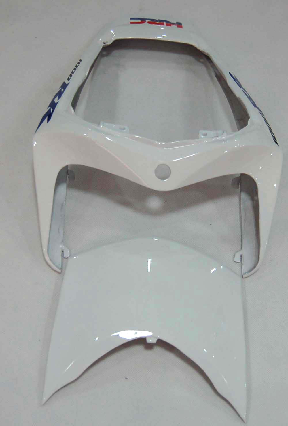 2008-2011 Honda CBR 1000 RR Blanc & Bleu Noir Flame Racing Carénages Générique