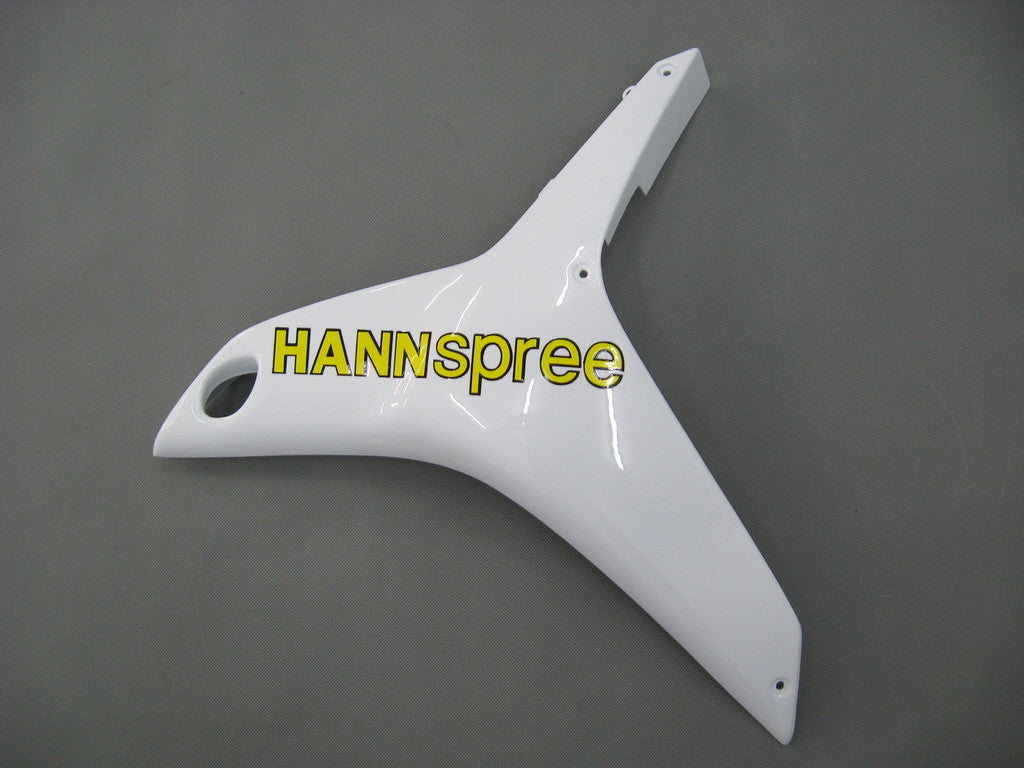 2007-2008 CBR600RR Bodywork Fairing White & Black ABS Injection Molded Plastics Set Generic