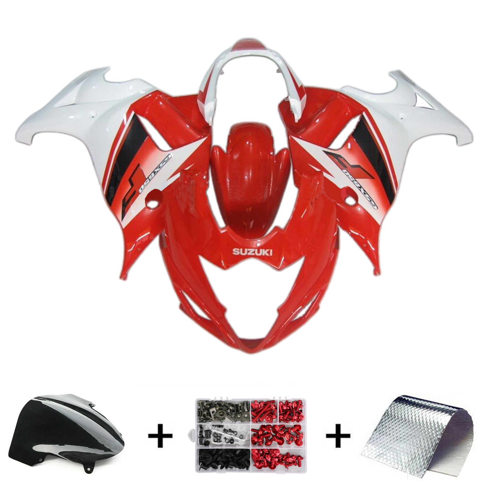 2008-2013 Suzuki Katana GSX650F Injection Fairing Kit Bodywork Plastic ABS