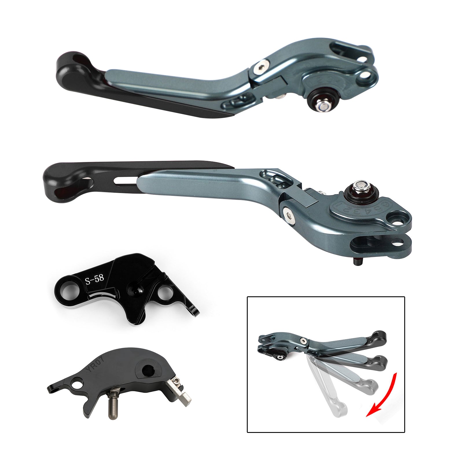 2022-2023 YAMAHA YZF R7 MT-10/SP FZ-10/SP Palanca de freno de embrague ajustable