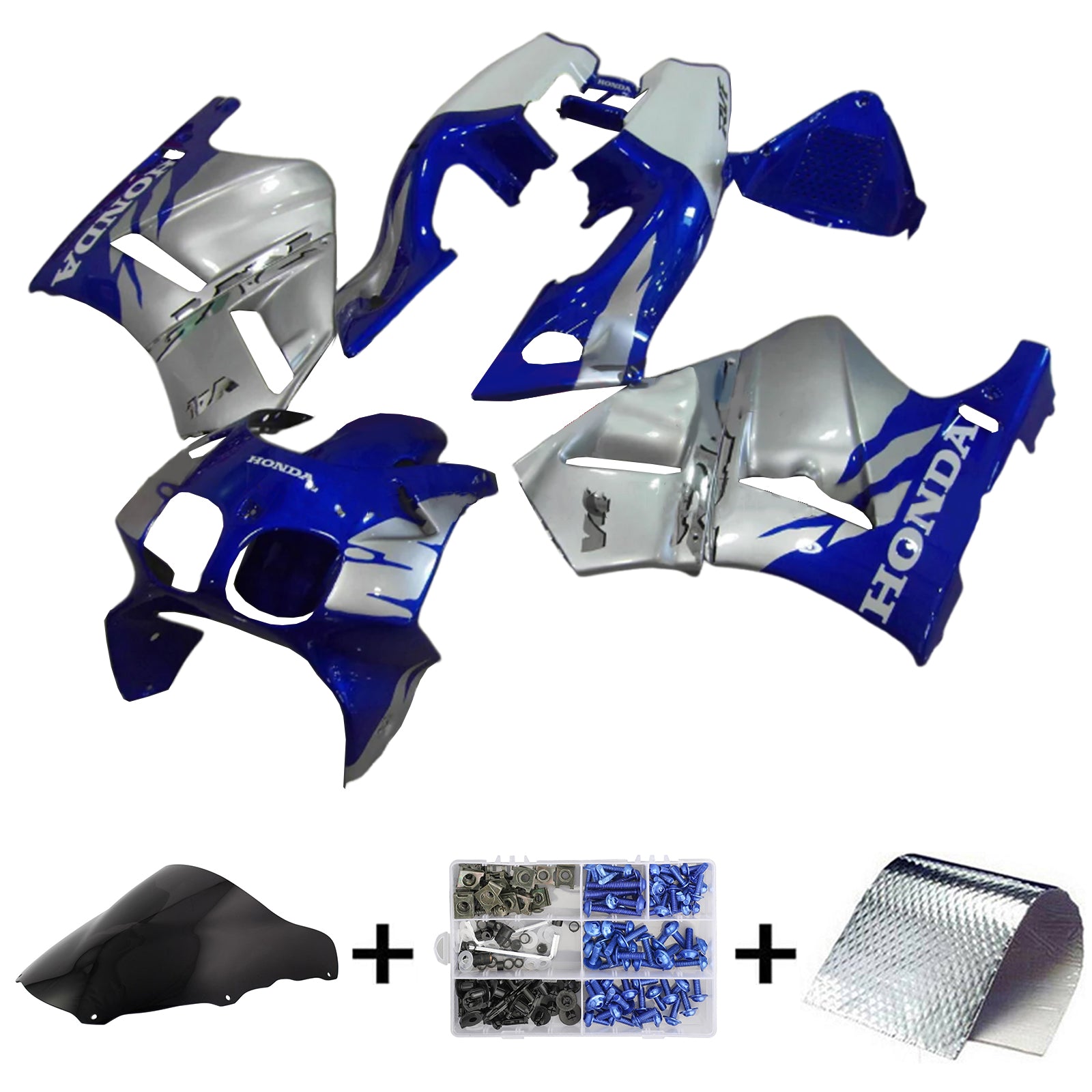 1994-1998 Honda RVF400 NC35 Injection Fairing Kit Bodywork Plastic ABS