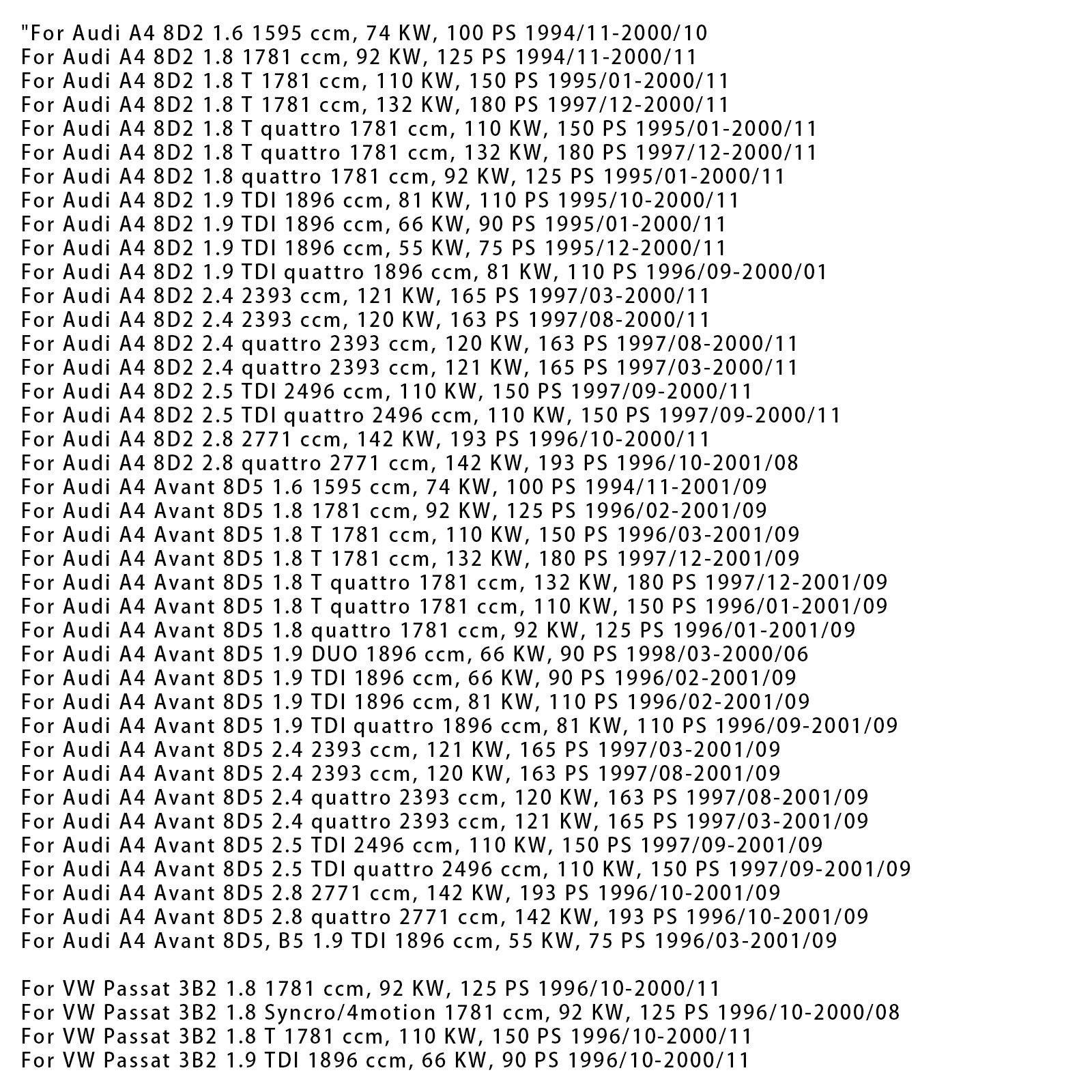 1996-2005 VW Passat Variant 1.6 2.0 Power Steering Rack 3B1422052M