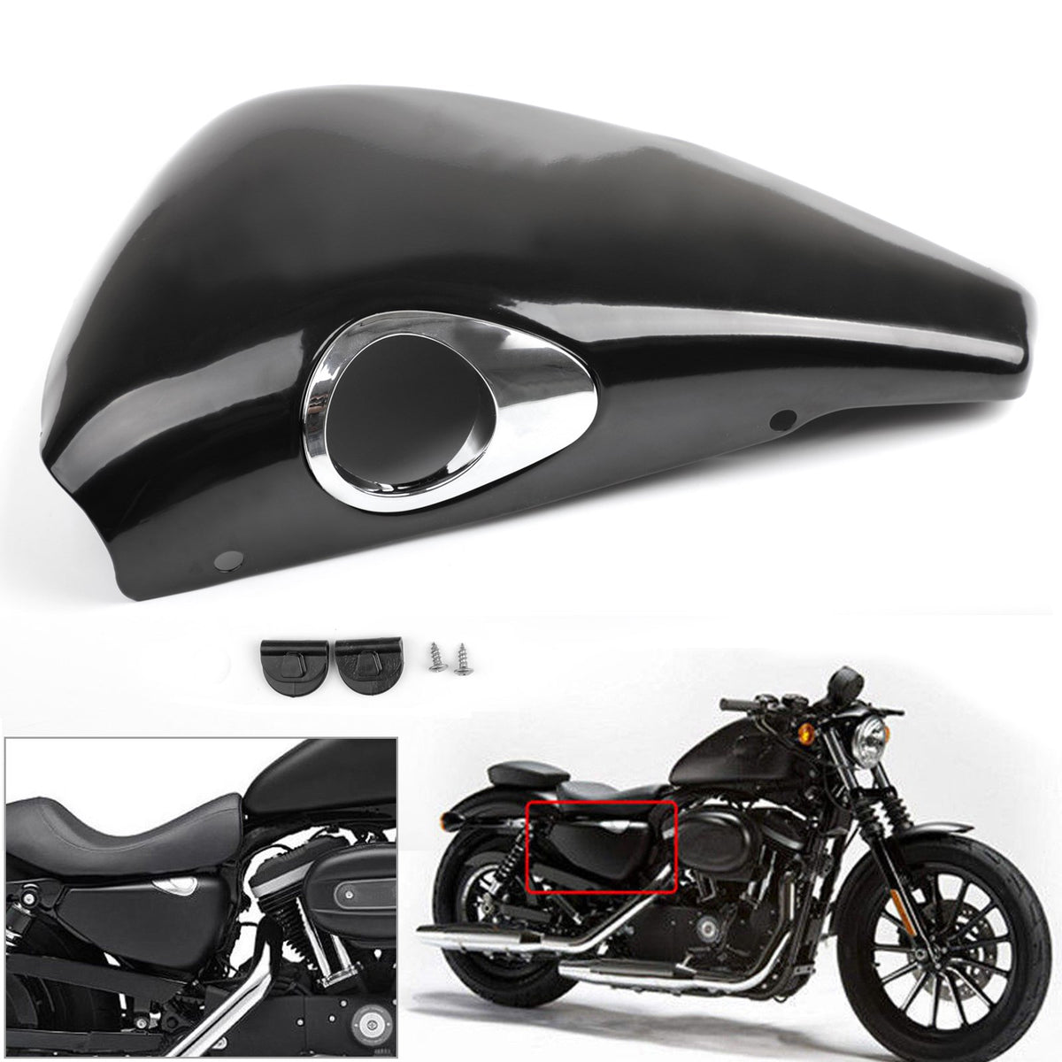 2014-2018 Sportster XL883 1 piece Right Side Battery Cover Generic
