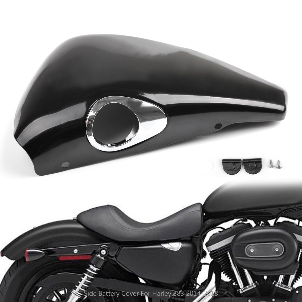 2014-2018 Sportster XL883 1 piece Right Side Battery Cover Generic