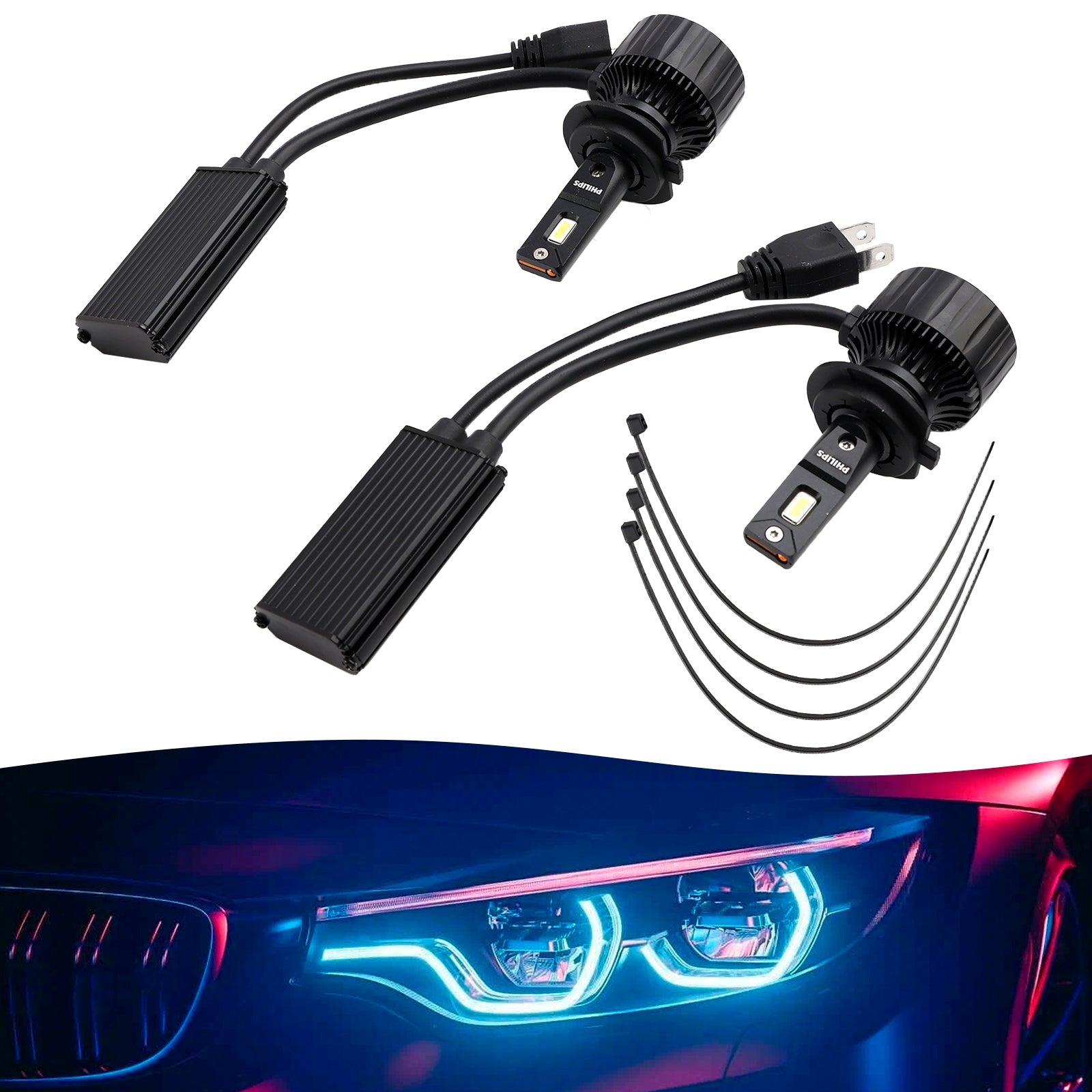 Automobilové svetlo LED-HL Ultinon Rally3551 H7 11972U3551 12/24V 50W 6500K pre Philips