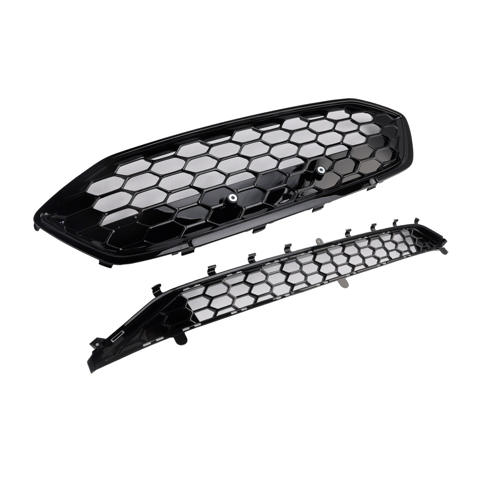 St Style Black Front Bumper Grill Lower Grill Fit Ford Focus MK4 2018-2021