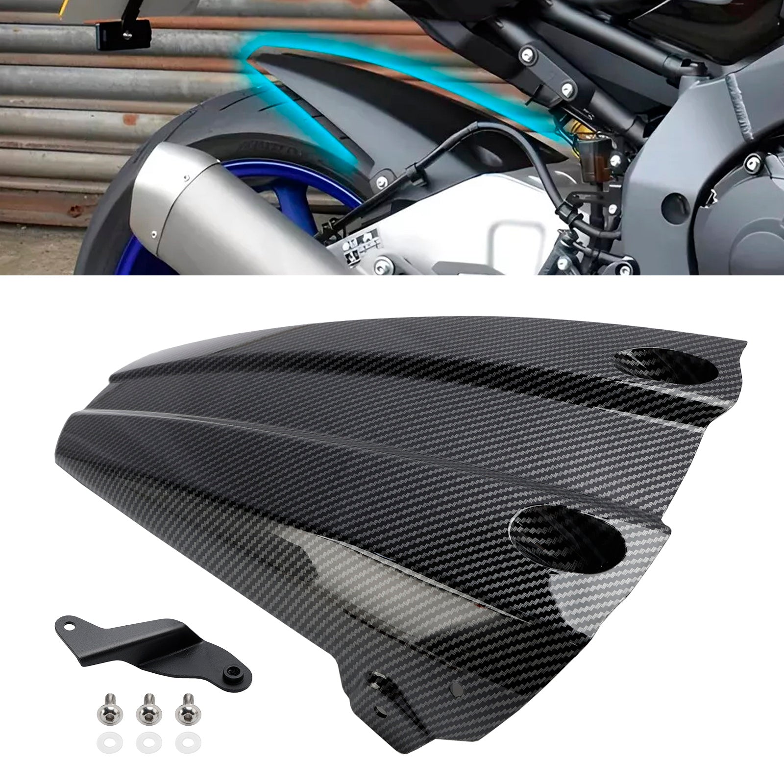 Achterspatbord spatbord kuip voor Yamaha MT-10 / SP MT10 2016-2024