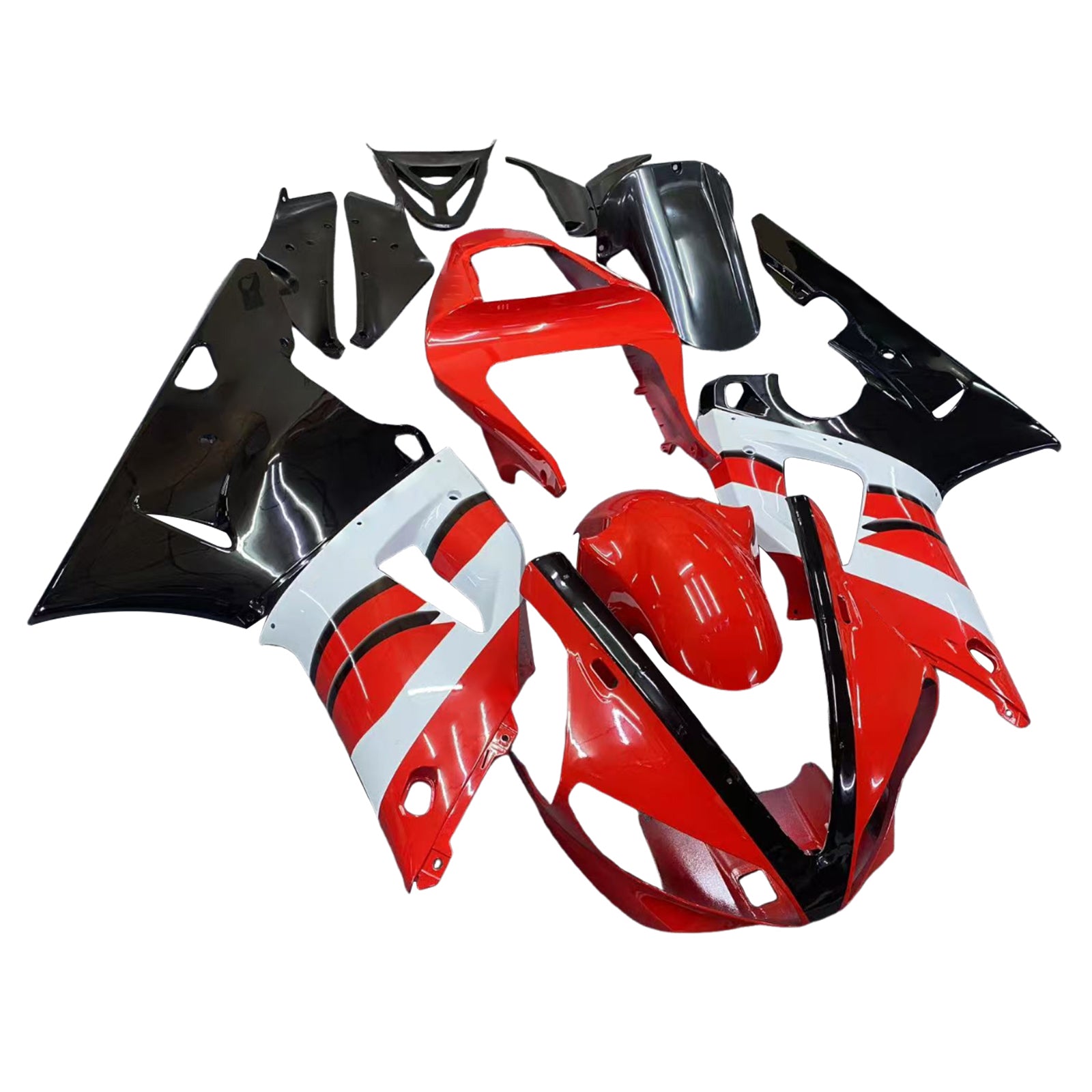Injection Fairing Kit Bodywork Plastic ABS fit For Yamaha YZF 1000 R1 2000-2001