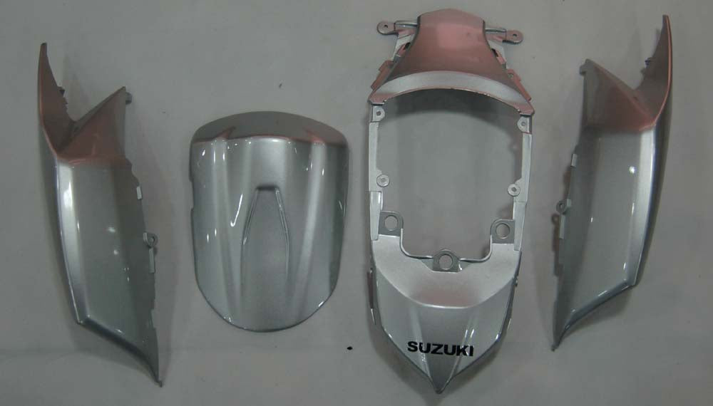 2008-2010 GSXR 600/750 Silver Bodywork Fairing ABS Injection Molded Plastics Set Generic