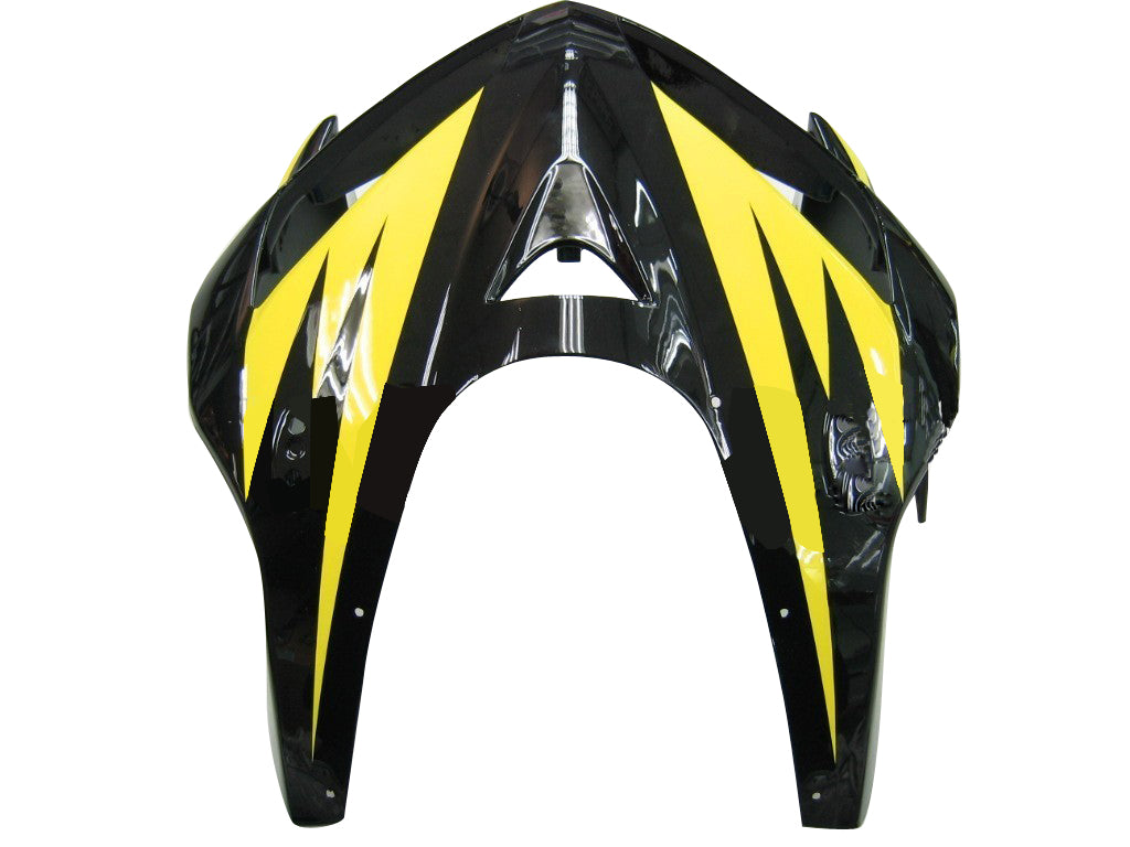 2005-2006 Honda CBR 600 RR Black & Yellow Tribal Racing Fairings Generic