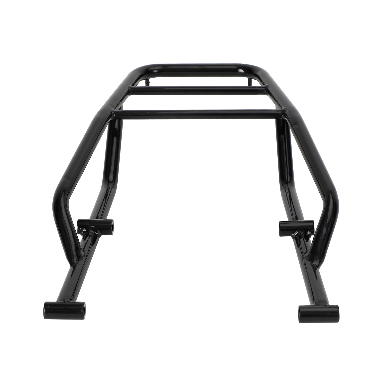 BRIGHT BLACK REAR CARRIER LUGGAGE RACK FOR METEOR 350 2021-2022