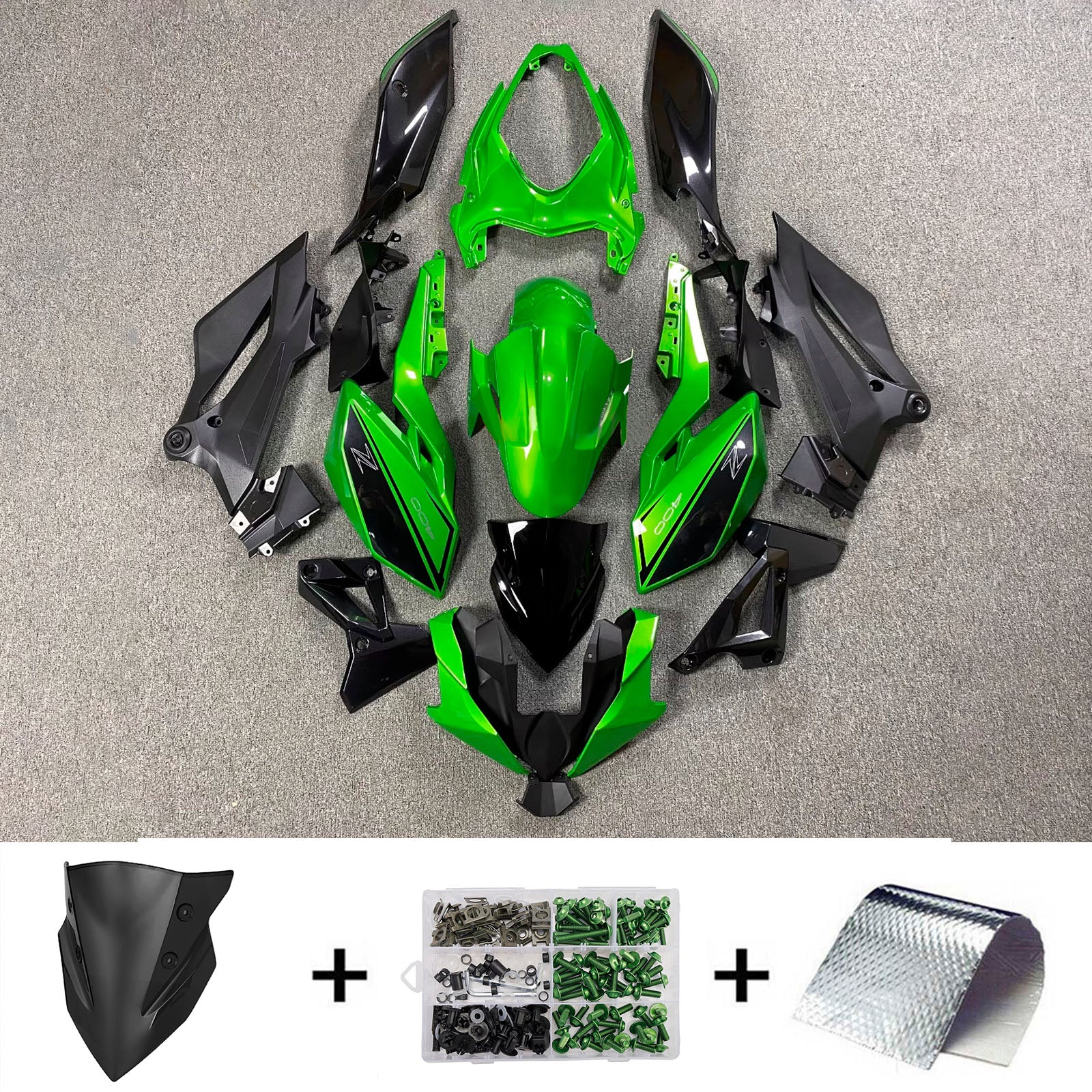 Injection Fairing Kit Bodywork Plastic ABS fit For Kawasaki Z400 2018-2024