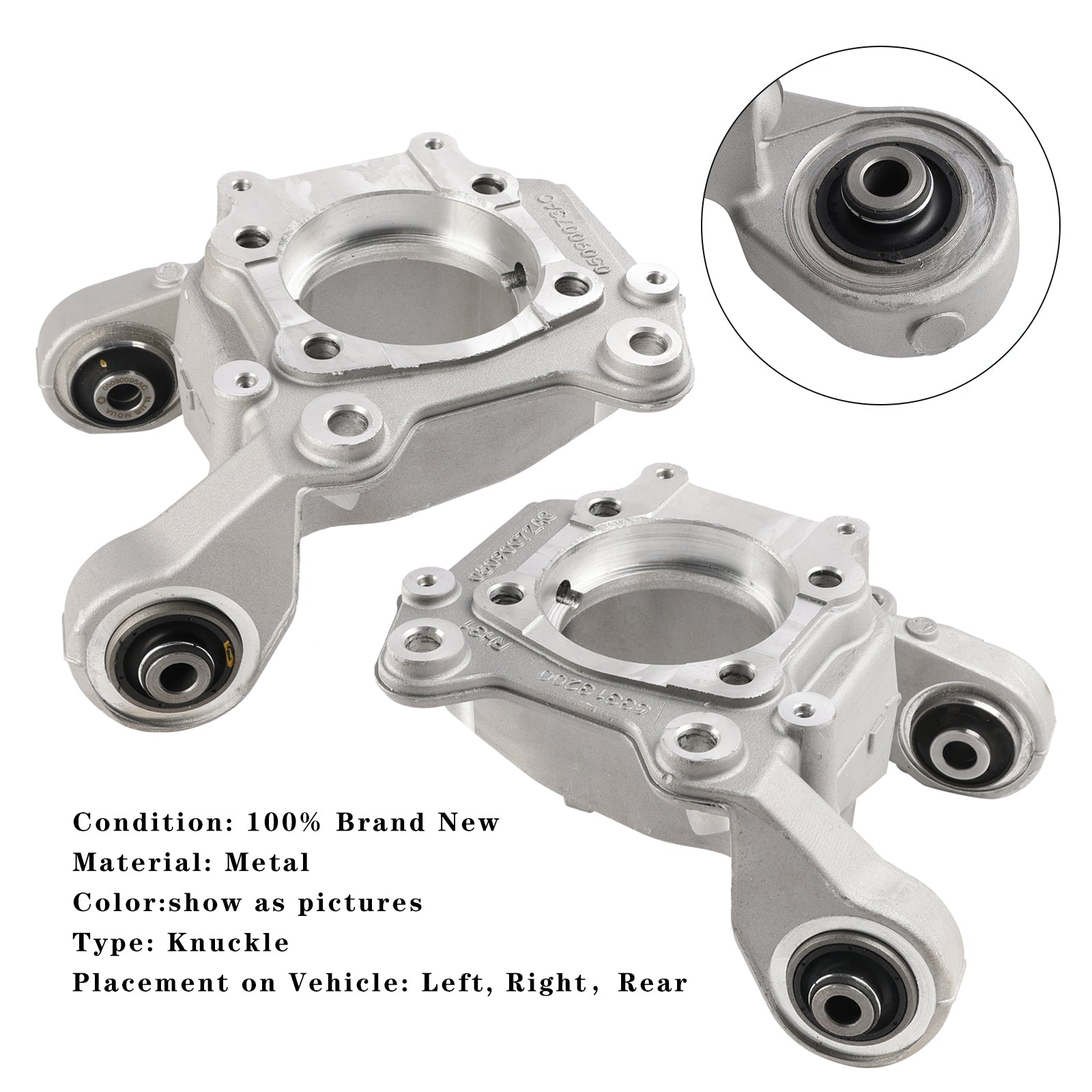 Rear Left+Right Suspension Knuckle 5090073AE For Jeep Cherokee 2014-2018