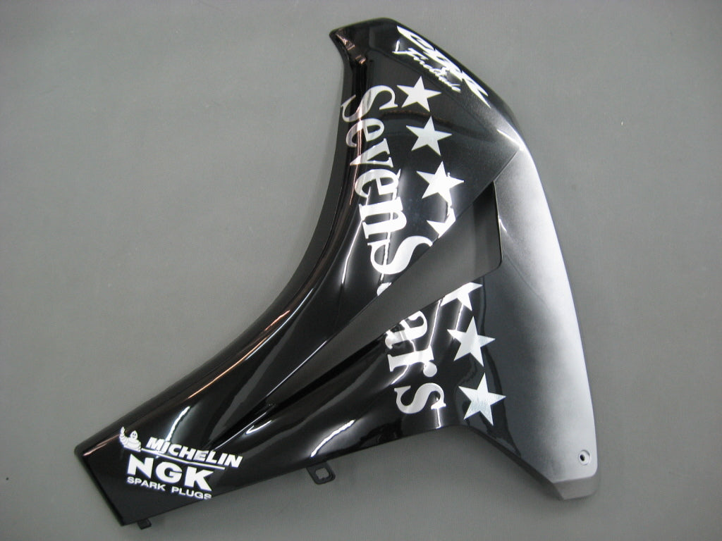 2008-2011 Honda CBR1000RR Zwart Seven Stars Racing stroomlijnkappen Generiek