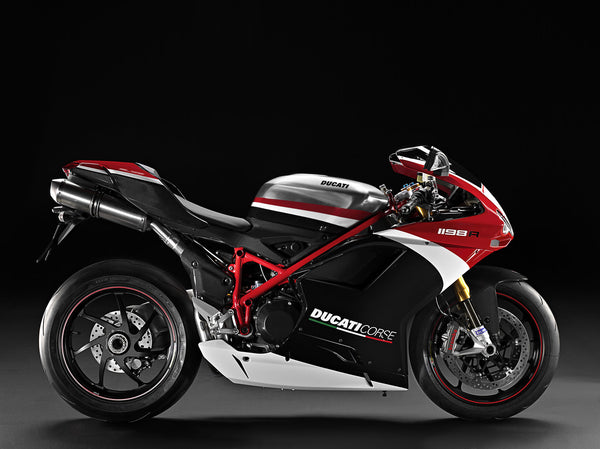 2007-2011 Ducati 1098/1198/848 Kit de carénage d'injection carrosserie plastique ABS