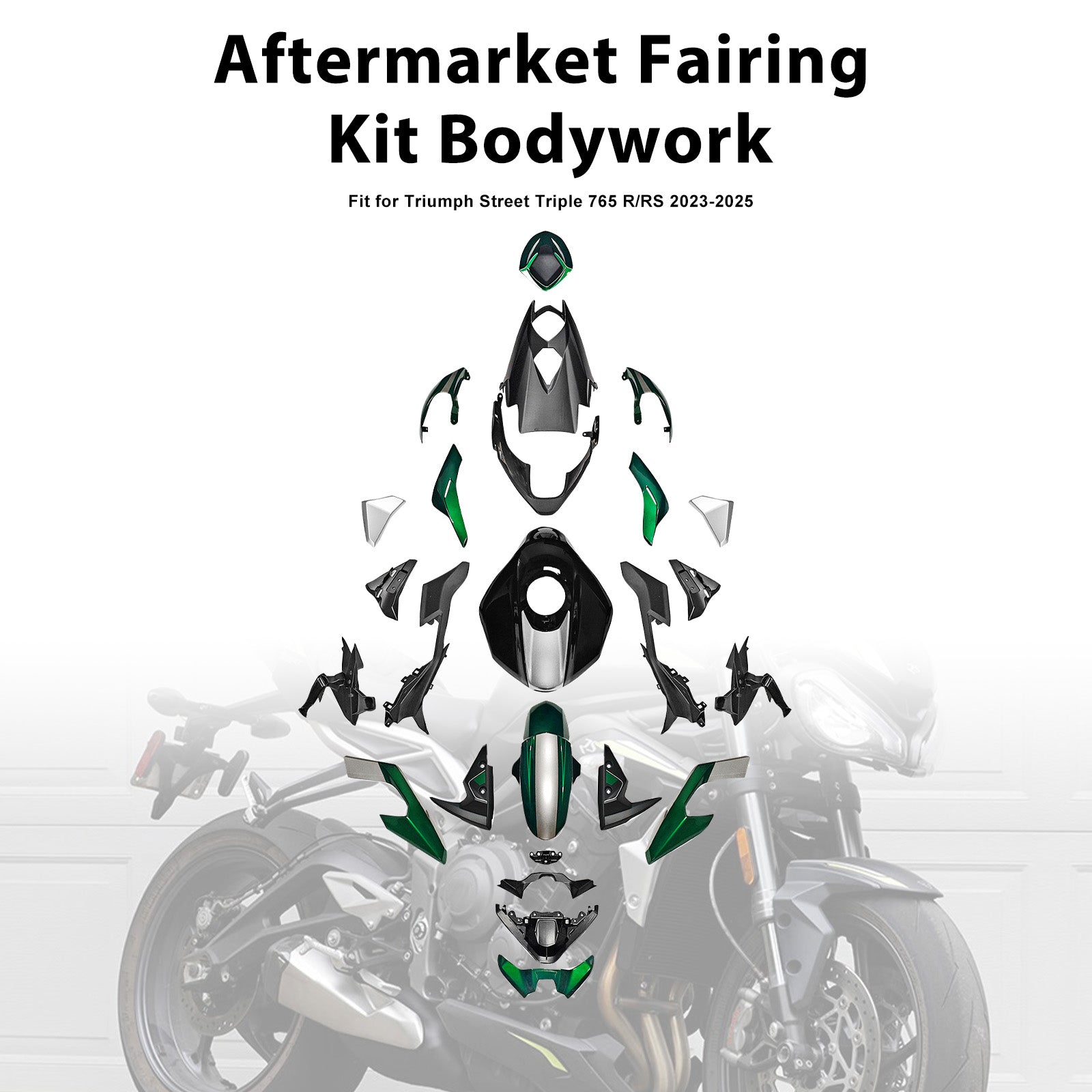 Injection Bodywork Fairing Kit for Street Triple 765 R/RS 2023-2025