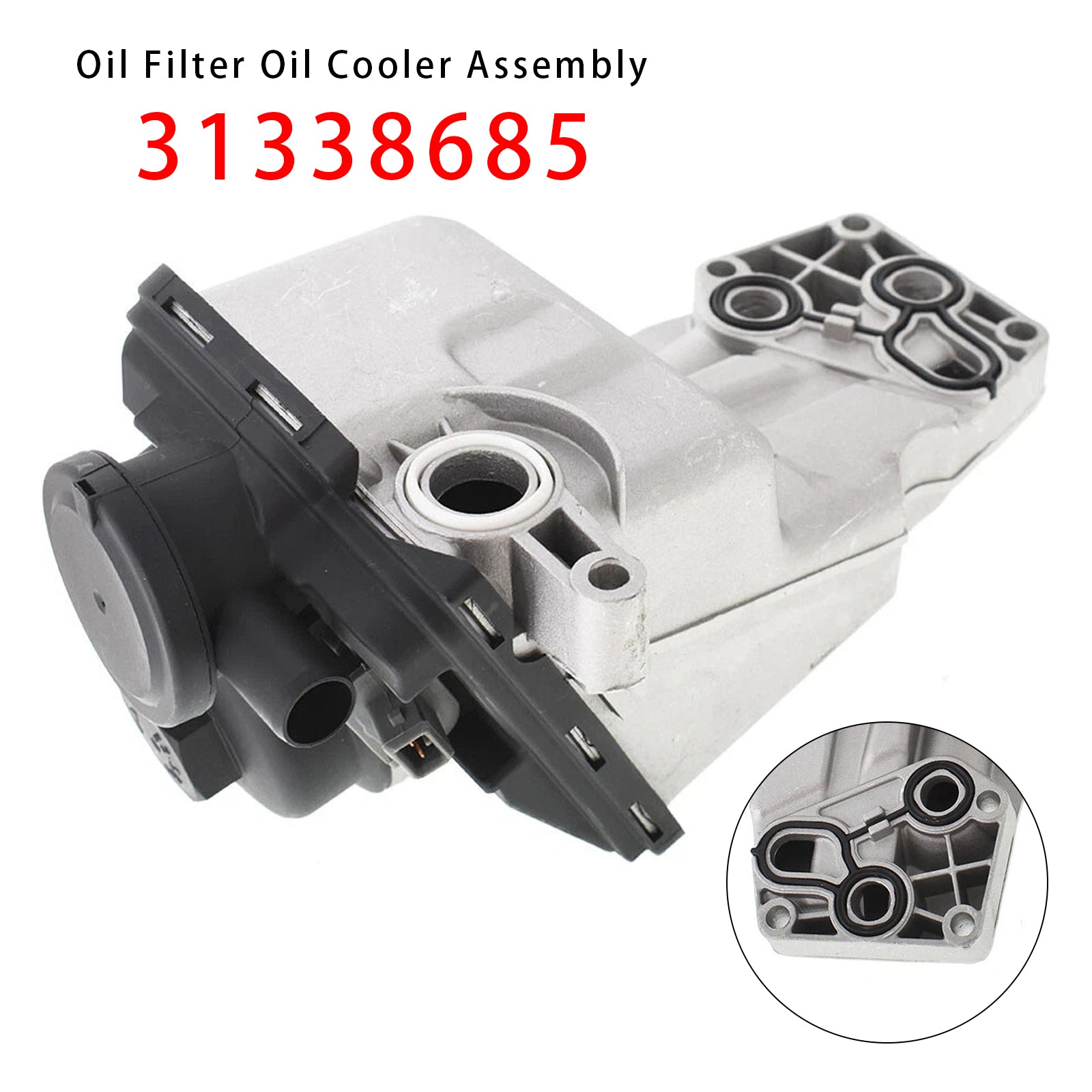 2004 Volvo S40 (submodel: i, T5) Oil Filter Oil Cooler Assembly