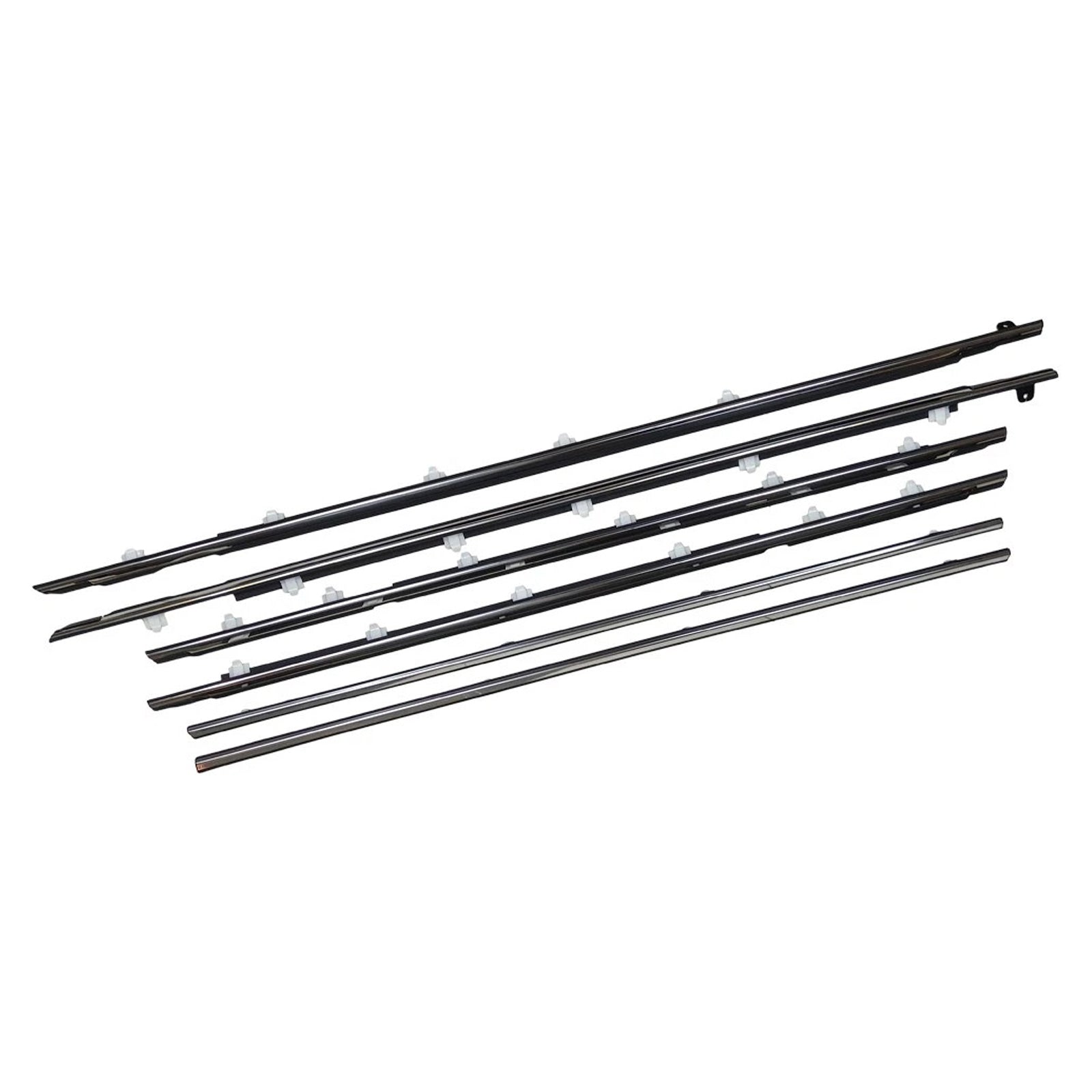 6PCS Door Belt Molding For Toyota Land Cruiser 80 Series 1991-1997