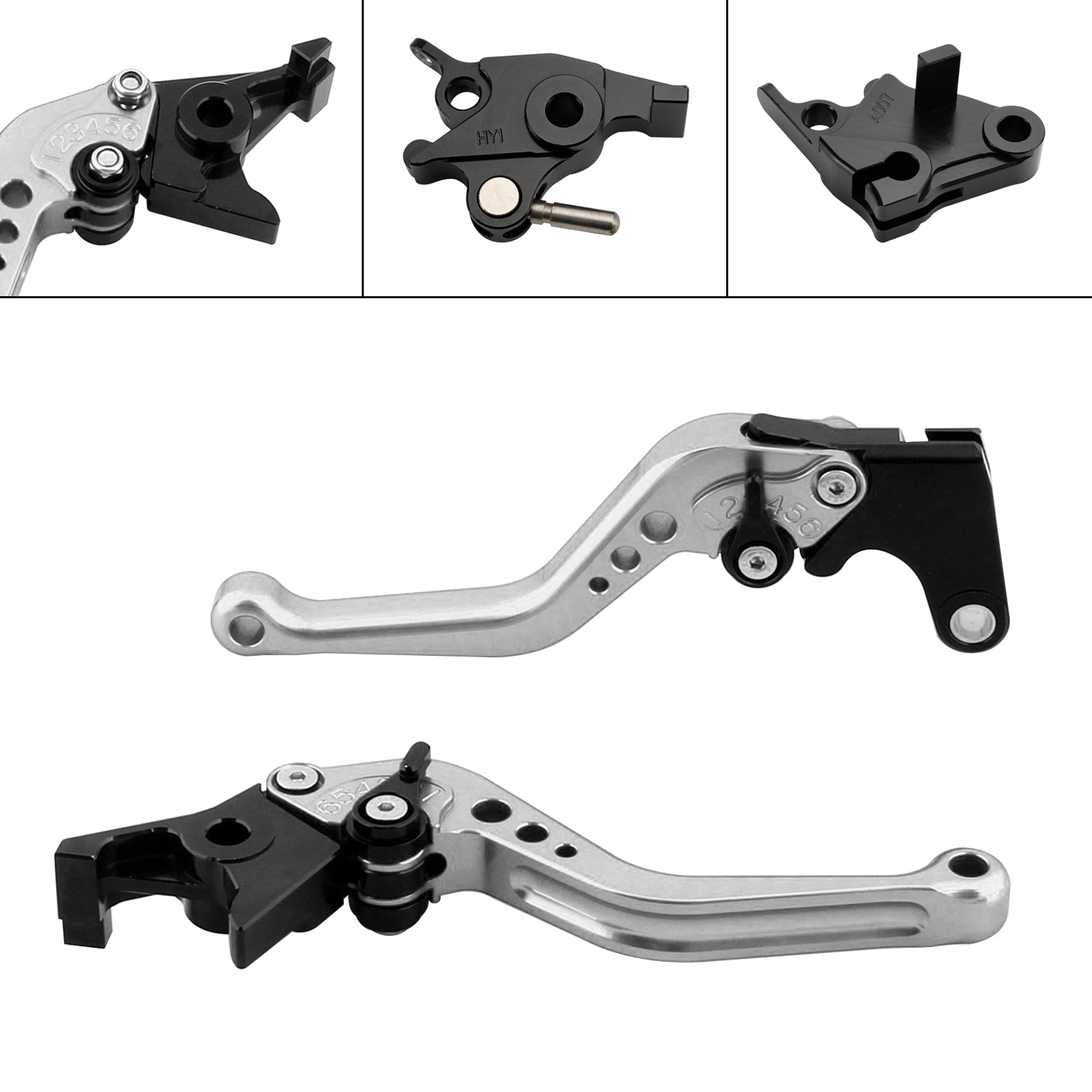 Ny kort kopplingsbromsspak Fit för CFMOTO 400NK 650NK 650MT 650GT 2020-21