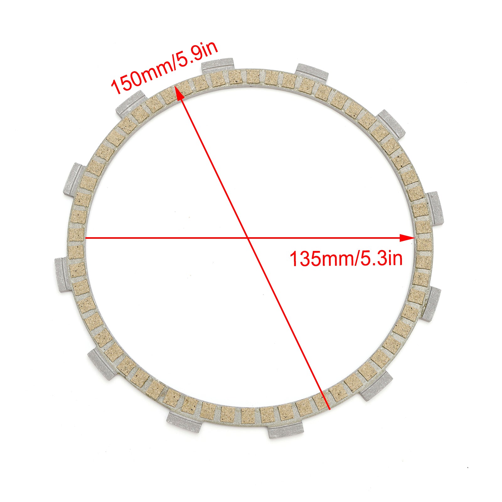 Clutch Friction Plate Kit fit for Suzuki 21441-31J00 DL1050 V-Strom 1050 20-24
