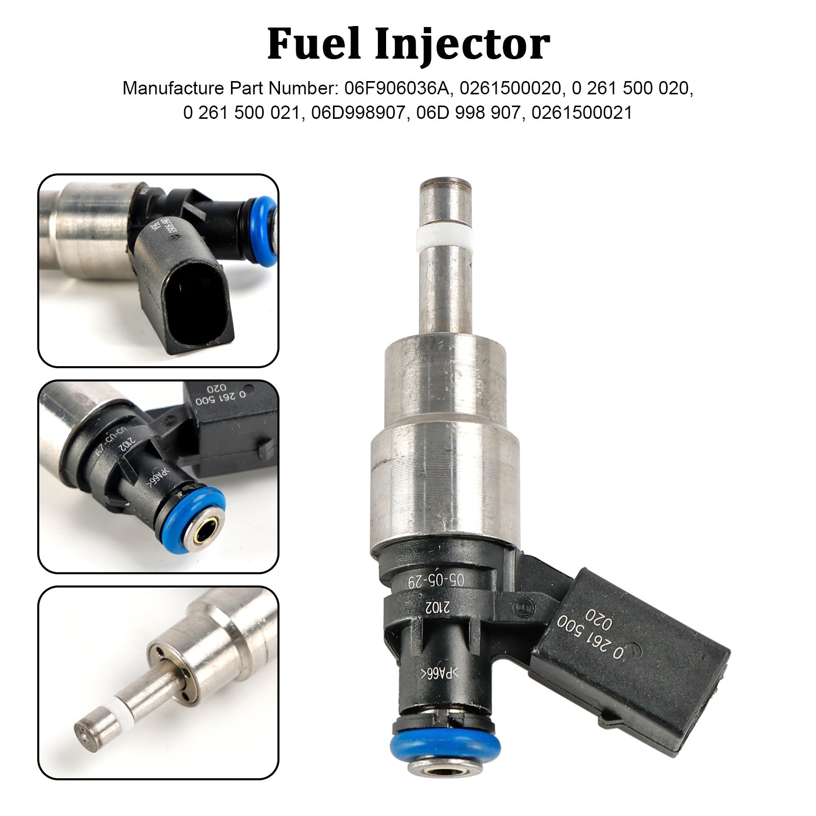 2008-2009 Audi TT 2.0L I4 1 pièces injecteur de carburant 06F906036A