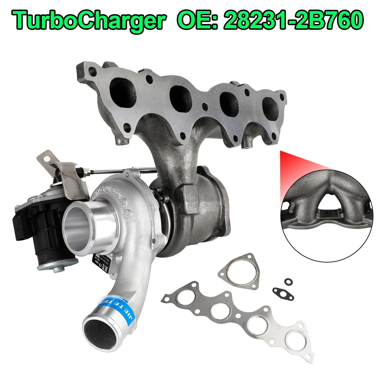 2012-2017 Hyundai Tucson KIA Sportage 1.6L 204HP K03 TurboCharger 28231-2B760