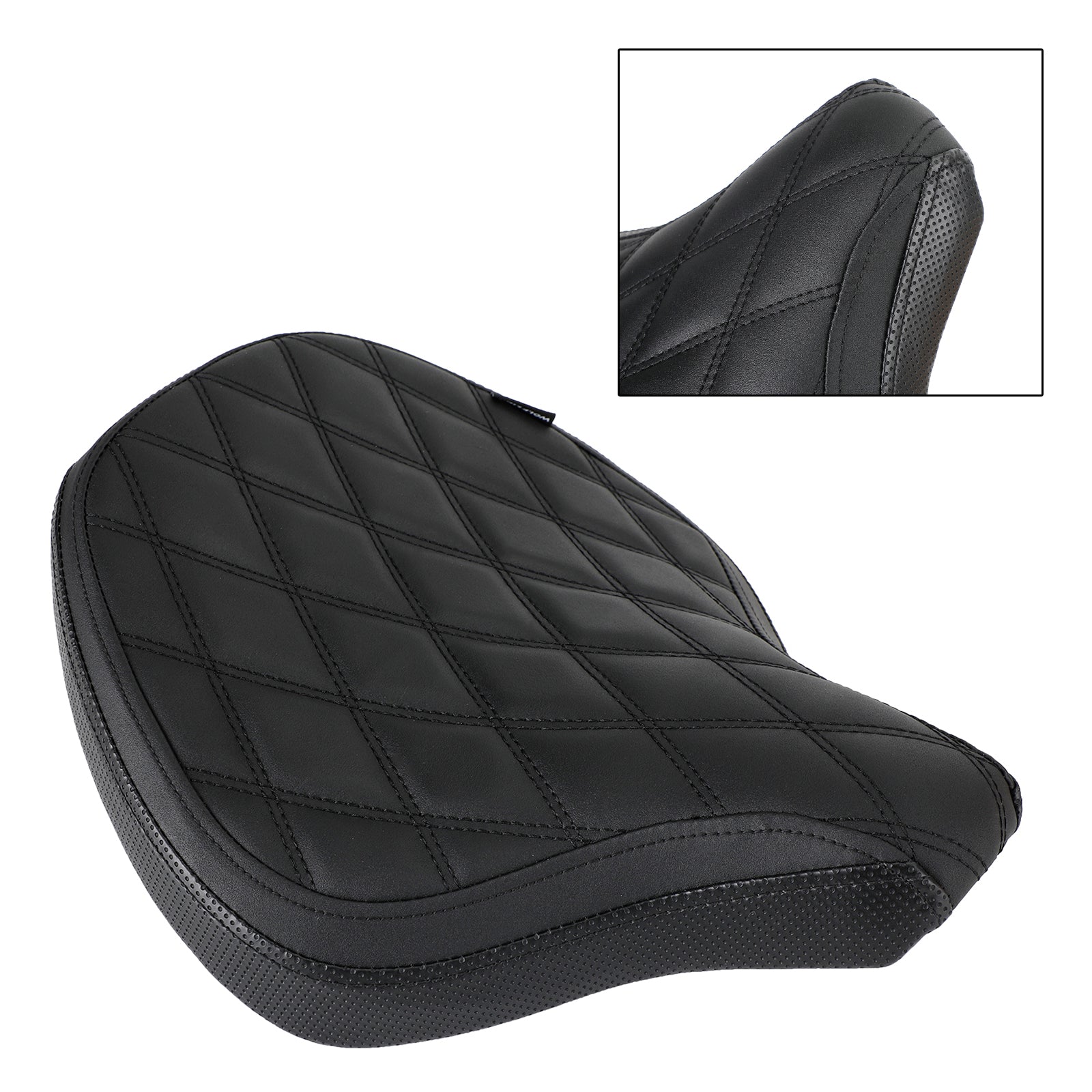 Front Raider Seat Driver Cushion Pu Diamond For Tr Bobber 17-22 2019 2020 2021 Brown