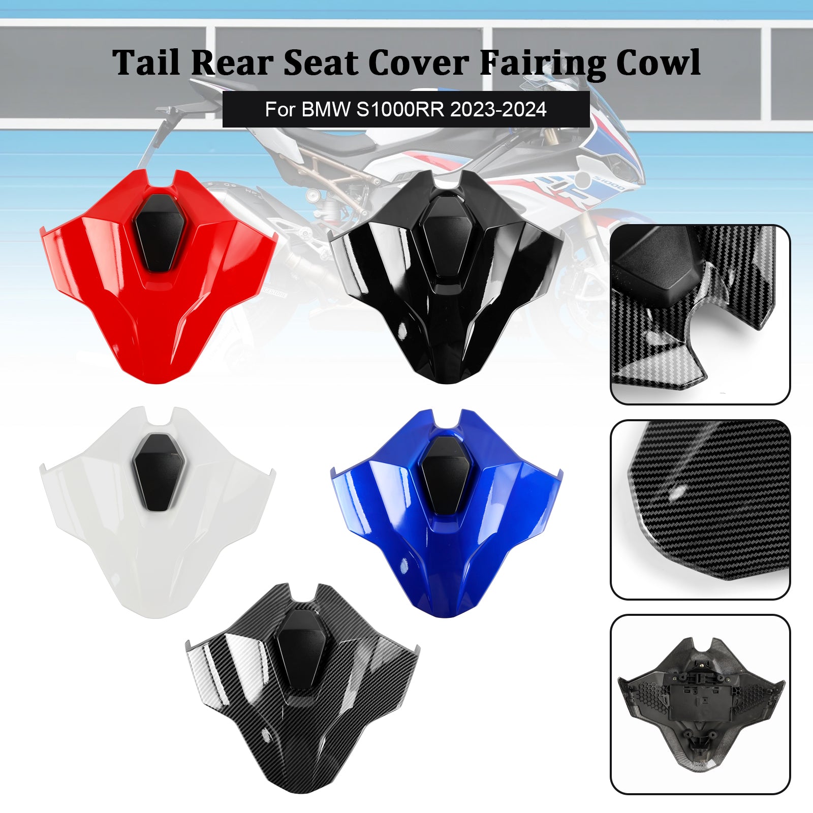 2023-2024 BMW S1000RR Tail Rear Seat Cover Fairing Cowl