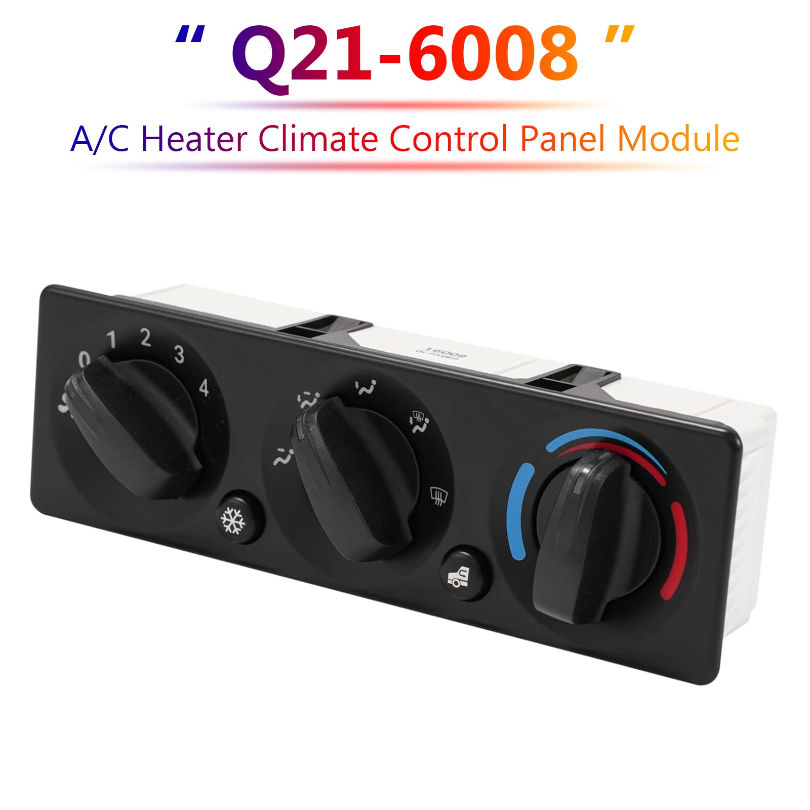 HVAC A/C Heater Climate Control Panel Module for Peterbilt 387 587 Q21-6008