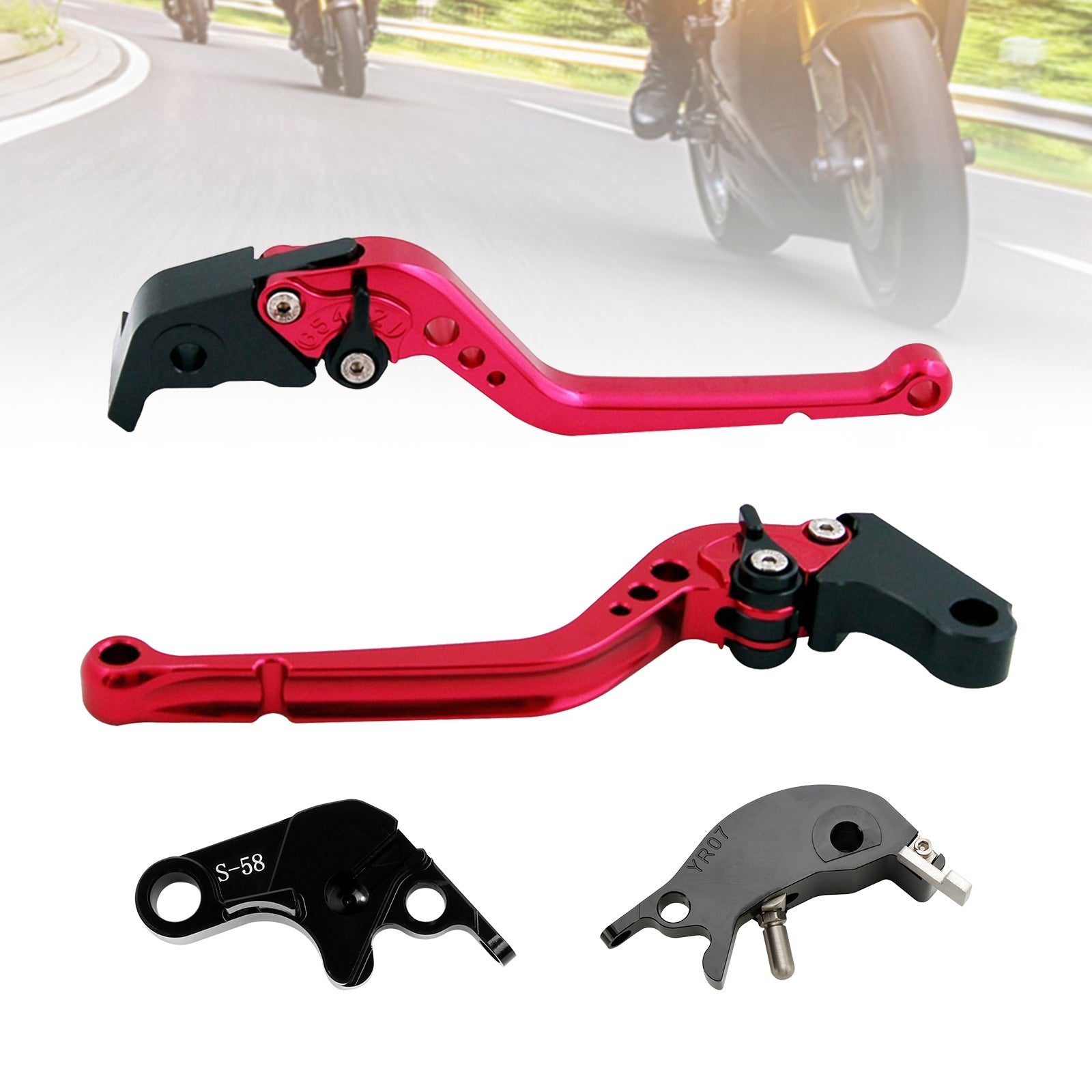 Long Clutch Brake Lever fit for YAMAHA YZF R7 MT-10/SP FZ-10/SP 2022-23